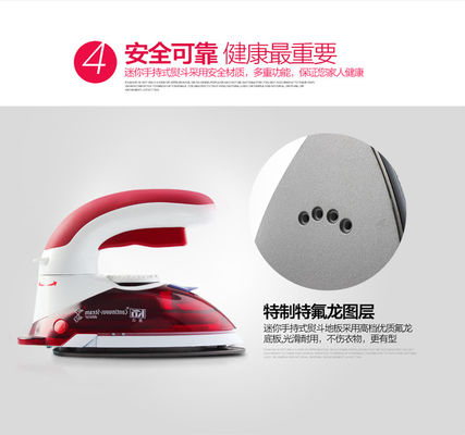 Compact Steam Style Travel Iron LM-688 met Aluminium Soleplates