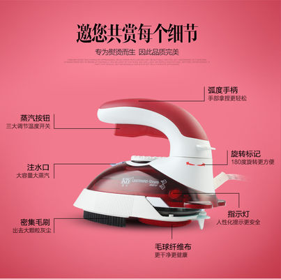 Compact Steam Style Travel Iron LM-688 met Aluminium Soleplates