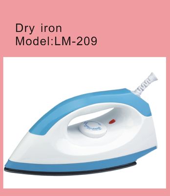 Droge ijzer LM-209 1000W vermogen en 1,5 m kabellengte voor gemakkelijk strijken