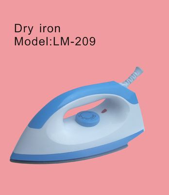 Droge ijzer LM-209 1000W vermogen en 1,5 m kabellengte voor gemakkelijk strijken