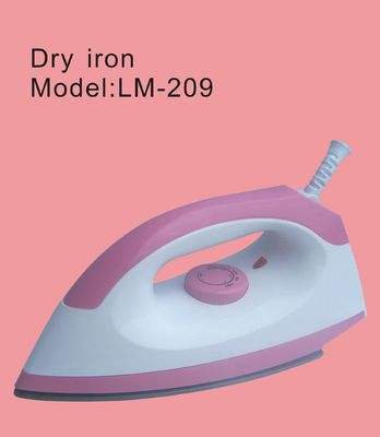 Strijken met droog ijzer LM-209 en aluminium zolen