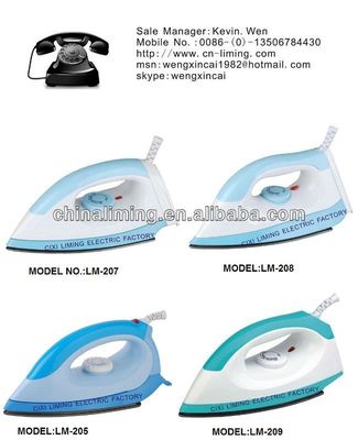 Aluminium zolen platen materiaal DRY IRON voor huishoudens LM-209