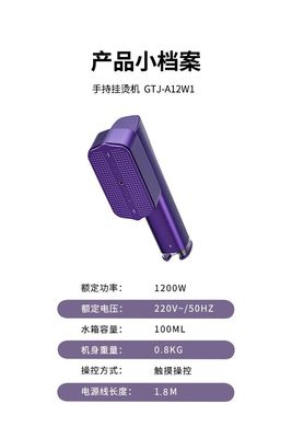 LM-2401 Handheld Garment Steamer met EMC-certificering en Anti Dry Burning